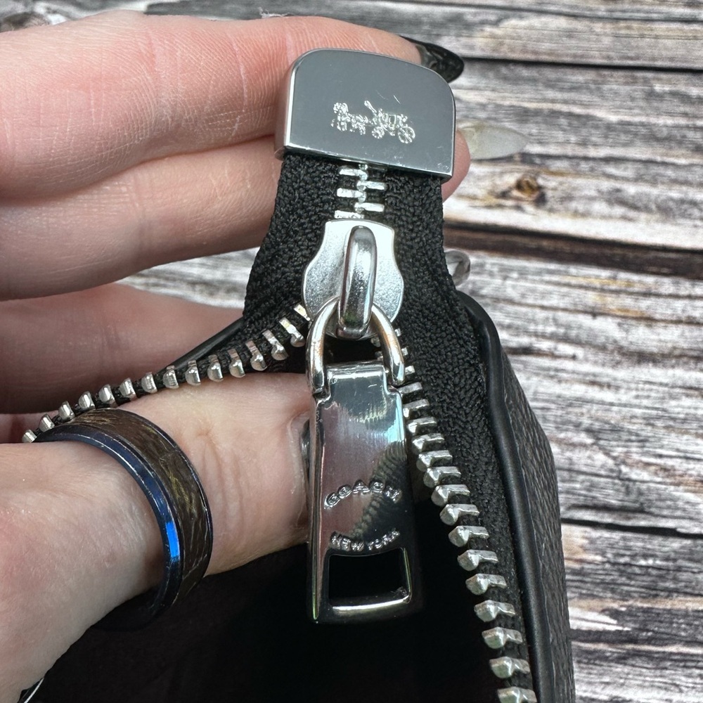 Coach Charlotte Shoulder Bag In Black EUC​ - Picture 12 of 12